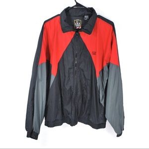 Vtg 1996 US Olympics Colorblock Windbreaker 90s L